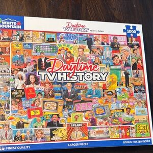 White Mountain Daytime TV History Puzzle 1000 Pieces